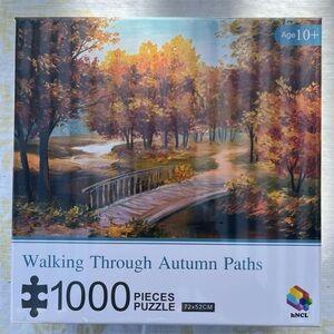 Autumn Pathway 1000-Piece Puzzle nHCL new sealed in box